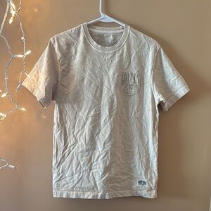 Men's Cream Graphic T-Shirt